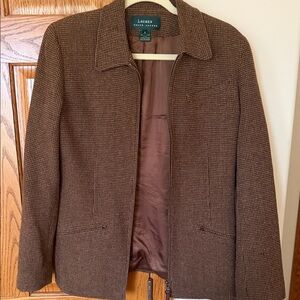 Lauren Ralph Lauren Brown Blazer